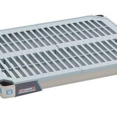 MetroMax i MX1824G Plastic Industrial Shelf with Grid Mat, 18" x 24"
