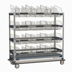 MetroMax i MXIV6 IV Transport/Storage Sloped Basket Cart, 24" x 60"