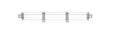 Metro MXL36-4P Solid Clear Stackable Shelf Ledge (Back) for MetroMax i Industrial Plastic Shelving, 36" L x 4" H