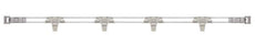 Metro MXL60-2S Stackable Shelf Ledge (Back) for MetroMax i Industrial Plastic Shelving, 60" L x 2" H