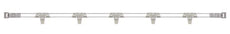 Metro MXL72-2S Stackable Shelf Ledge (Side) for MetroMax i Industrial Plastic Shelving, 72" L x 2" H