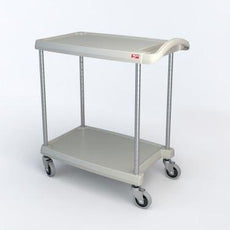 Metro MY1627-24G myCart Series 2-Shelf Utility Cart, Gray, 16" x 27"