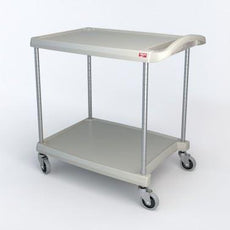 Metro MY2030-24G myCart Series 2-Shelf Utility Cart, Gray, 20" x 30"