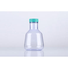 2L PC High Efficient Erlenmeyer Flasks, Flat Base, Seal Cap, Sterile, 1/pk, 4/cs - 785101