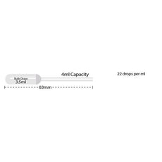 Transfer pipette- 4ml- short stem- sterile- peel packs of 20- 500/cs-P4132-14