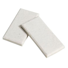 Streak Plates, 1" X 2", White - PSP001-W-PK/10