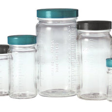 Qorpak Graduated Medium Round Bottle Beakers 96/Case - GLC-01531