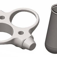 4 x Buckets & 4 x 2 tubes 50mL capacity including adapters - 19400043