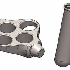 4 x Buckets & 4 x 4 tubes 10mL, 12mL & 15mL capacity including adapters - 19400044