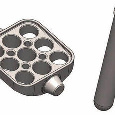 4 x Buckets & 4 x 9 tubes 3mL & 7mL capacity including adapters - 19400045