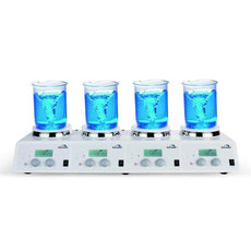 SCI340-4 Digital Hotplate-Stirrer 4-Channel, Ceramic Plates,, 340C Max. - 80302711109999