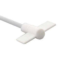 Straight stirrer, PTFE coated. Shaft 300mm long x 6mm diameter. Impeller 70mm diameter. - 18900076