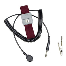 SCS Wrist Strap, Adjustable, With Coiled Cord 5' Extended - 2214