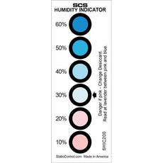 SCS Humidity Card, 6-Spot, 200/Can - 6HIC200