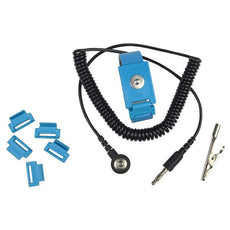 SCS Wrist Strap, Adjustable Metal, 6' Cord - AMWS61M