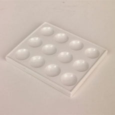Spot Plate, 12 Cavity, Plastic - SPPL12