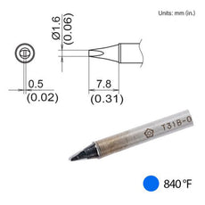 T31B-01D16 Chisel Tip, 840°F / 450°C - T31B-01D16