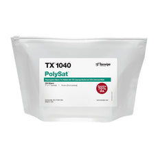 TexWipe PolySat 7" x 11" polypropylene wipers pre-wetted with 70% IPA, 800 wipers/Cs - TX1040