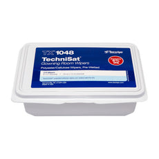 TexWipe TechniSat Gowning Room Wipe 8" x 5" TechniClothwipers pre-wetted with 6% IPA, 2520 wipers/Cs - TX1048
