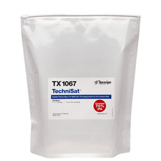 TexWipe TechniSat 7" x 11" TechniCloth wipers pre-wetted with 70% IPA, 800 wipers/Cs - TX1067