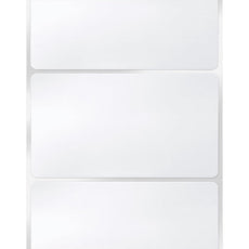 TexWipe Matte Labels, Blank 4" x 2" Removable adhesive, 4000 labels/Cs - TX542M
