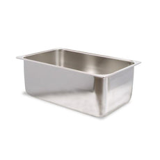 TexWipe AlphaMop 100 % Stainless Steel Rectangular Bucket 7 gallons 21" x 13", 1 bucket/Cs - TX7054