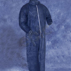 Tians Coveralls, N-Blue Spp, Collar, EW, EA, 2xl, 25/Cs - 210681-2XL