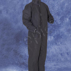 Tians Coveralls, Gray Polypro, Collar, EW, EB, 3xl, 25/Cs - 215483-3XL