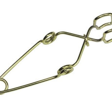 T/T Clamp, Steel, Brass Finish, W/Grips - TTCL03