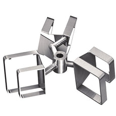 Heidolph Overhead Stirrer Visco Jet Crack Impeller- 120mm (Stainless Steel) - 036300506