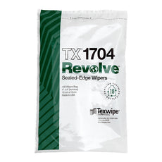 Texwipe REVOLVE, Dry, Non-Sterile Wiper 4" x 4" Sealed edge, 2000 wipers/Cs - TX1704