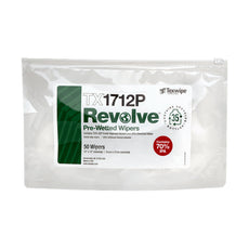 Texwipe REVOLVE, Pre-Wetted, Non-Sterile Wiper 12" x 12" Sealed edge, 200 wipers/Cs - TX1712P